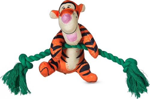 Show full view: Disney Classics Winnie The Pooh Tigger On Rope Branch Squeaky Plush Dog Toy, 12-in slide 3 of 6