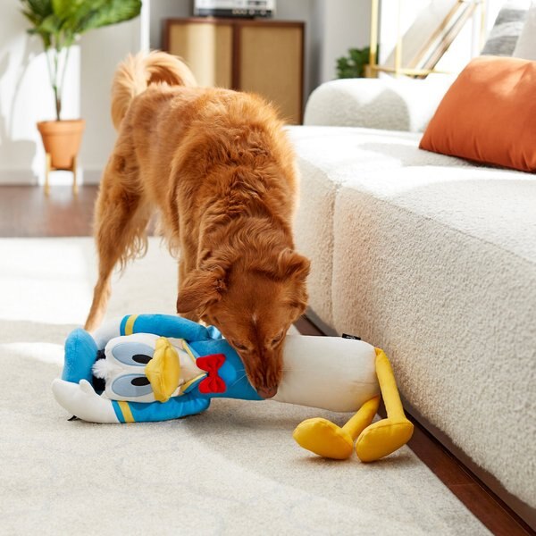 Disney Donald Duck Wagazoo Plush Squeaky Dog Toy, Extra Long