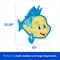Show in main carousel: Disney Flounder Flat Plush Squeaky Dog Toy slide 3 of 6