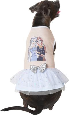 DISNEY Frozen's Anna Elsa Dog Cat Dress, Large