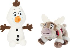 Disney Frozen's Olaf & Sven Plush Cat Toy with Catnip, 2 count