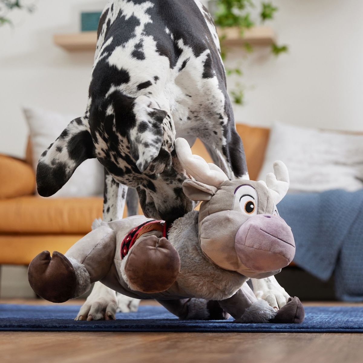 DISNEY Frozen's Sven Jumbo Plush Squeaky Dog Toy, X-Large