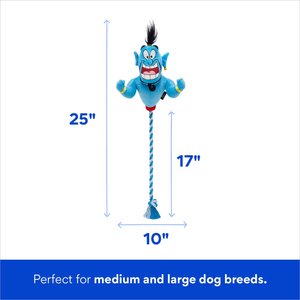 Disney Genie Plush with Rope Squeaky Dog Toy