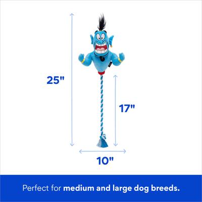 Show full view: Disney Genie Plush with Rope Squeaky Dog Toy slide 3 of 6
