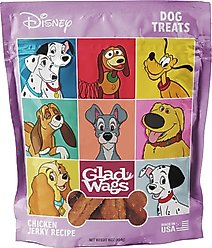 Disney Glad Wags Chicken Grain-Free Jerky Dog Treats, 1-lb bag