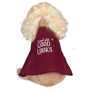 Disney Hocus Pocus Halloween Sarah Sanderson Cape & Pet Wig Dog Costume with PVC Bag & Insert Card, Medium