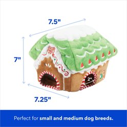 Disney Holiday Mickey & Minnie Mouse Gingerbread House Hide & Seek Puzzle Plush Squeaky Dog Toy, Small/Medium slide 2 of 5