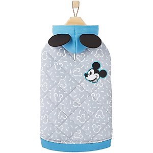 Disney Lightweight Mickey Mouse Quilted Puffer Dog & Cat Coat, XX-Large