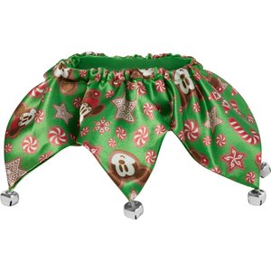 Disney Mickey & Minnie Mouse Holiday Gingerbread Cat Collar, 8 to 12-in neck, 3/8-in wide