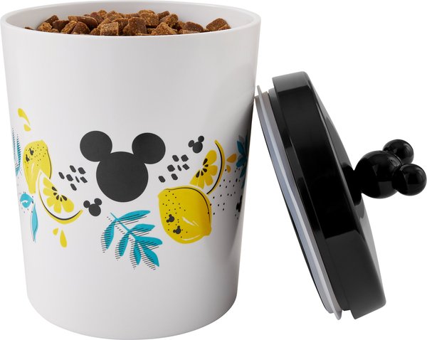 Disney Mickey Mouse Lemon Melamine Dog & Cat Treat Jar
