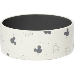 Disney Mickey Mouse Watercolor Silhouette No-Skid Ceramic Dog & Cat Bowl, Small: 1.5 cup