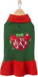Disney Minnie Mouse "Love, Peace, Joy" Dog & Cat Sweater Dress, XX-Large