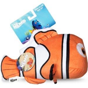 DISNEY PIXAR Finding Nemo Nemo Squeaky Plush Dog Toy, 9-in