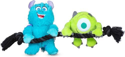 Show full view: DISNEY PIXAR Monsters, Inc. Sulley & Mike Squeaky Plush Dog Toy slide 3 of 5