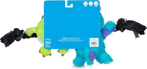 Show full view: DISNEY PIXAR Monsters, Inc. Sulley & Mike Squeaky Plush Dog Toy slide 2 of 5