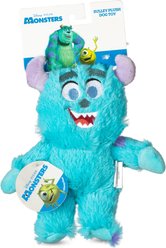 DISNEY PIXAR Monsters, Inc. Sully Squeaky Plush Dog Toy, 6-in