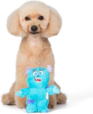 Show full view: DISNEY PIXAR Monsters, Inc. Sully Squeaky Plush Dog Toy, 6-in slide 5 of 7