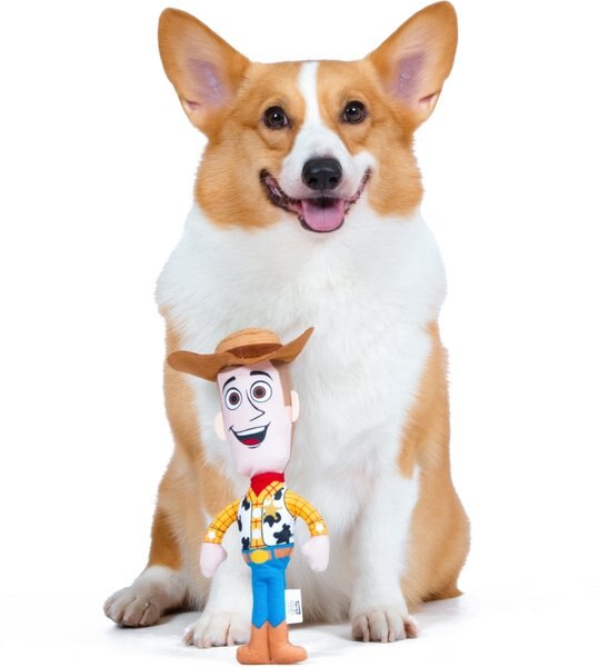 Pixar Woody Bottle Plush Squeaky Dog Toy