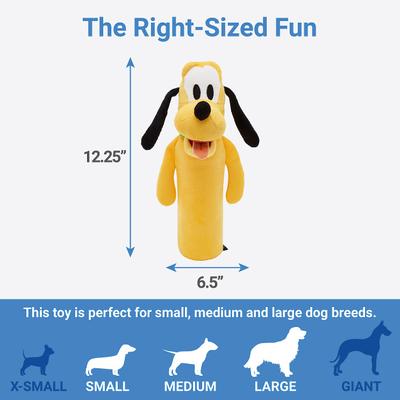 Show full view: Disney Pluto Bottle Plush Squeaky Dog Toy slide 2 of 5