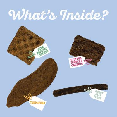 Show full view: Disney Table Scraps Advent Calendar Chicken, Turkey, Beef, & Duck Jerky Dog Treats, 10-oz bag slide 5 of 7