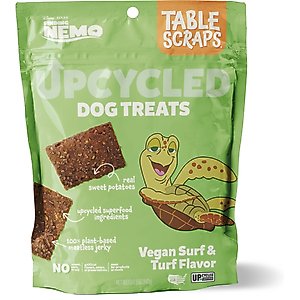 Disney Table Scraps Finding Nemo Vegan Surf-N-Turf Recipe Plant Based Upcycled Dog Treats, 5-oz bag