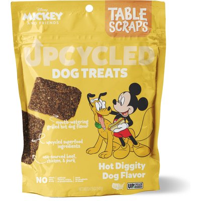 Disney Table Scraps Disney Table Scraps Mickey Mouse Hot Diggity Dog Recipe Upcycled Dog Treats, 5-oz bag