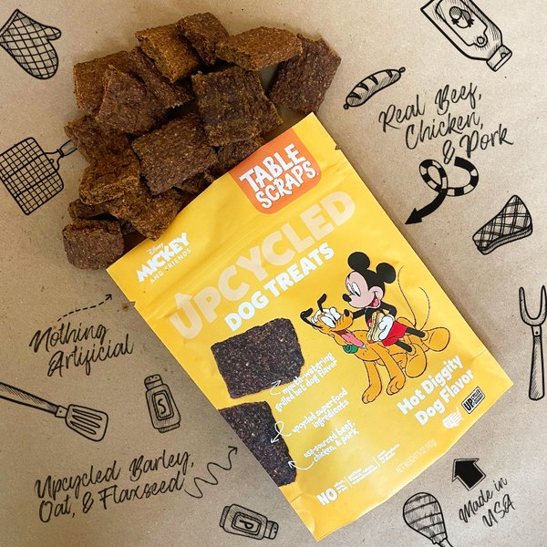 Disney Table Scraps Mickey Mouse Hot Diggity Dog Recipe Upcycled Dog Treats