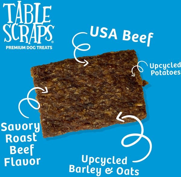 Disney Table Scraps Simba Roast Beef Recipe Jerky Dog Treats, 5-oz bag