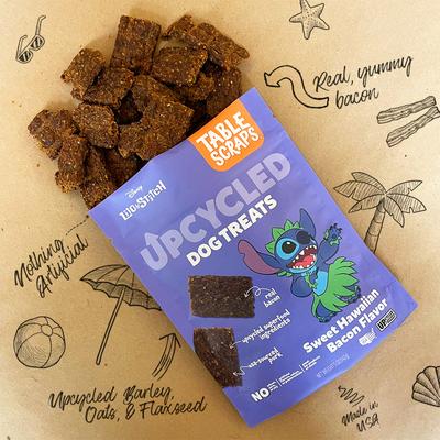 Show full view: Disney Table Scraps Stitch Sweet Hawaiian Bacon Flavor Upcycled Dog Treats, 5-oz bag slide 5 of 9