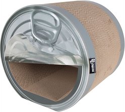 District 70 CAN Perfect Hiding Spot Funny Cat Scratcher, Grey