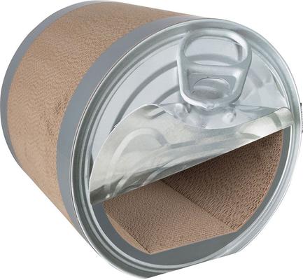 Show full view: District 70 CAN Perfect Hiding Spot Funny Cat Scratcher, Grey slide 2 of 10