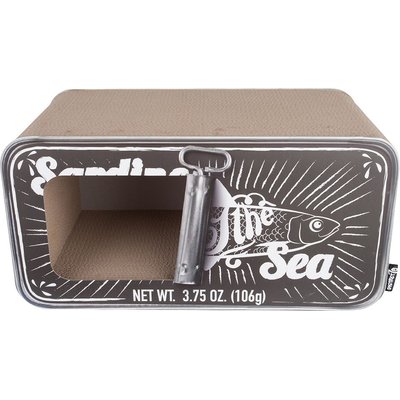 District 70 District 70 SARDINE Cardboard Cat Scratcher, Black