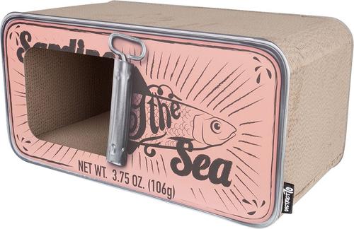 Show full view: District 70 SARDINE Cardboard Cat Scratcher, Pink slide 2 of 9