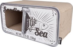 District 70 SARDINE Cardboard Cat Scratcher, White slide 2 of 7