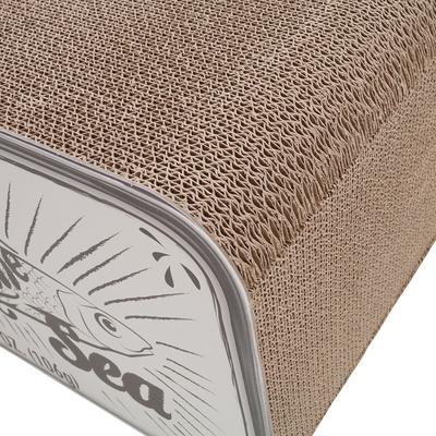 Show full view: District 70 SARDINE Cardboard Cat Scratcher, White slide 5 of 9