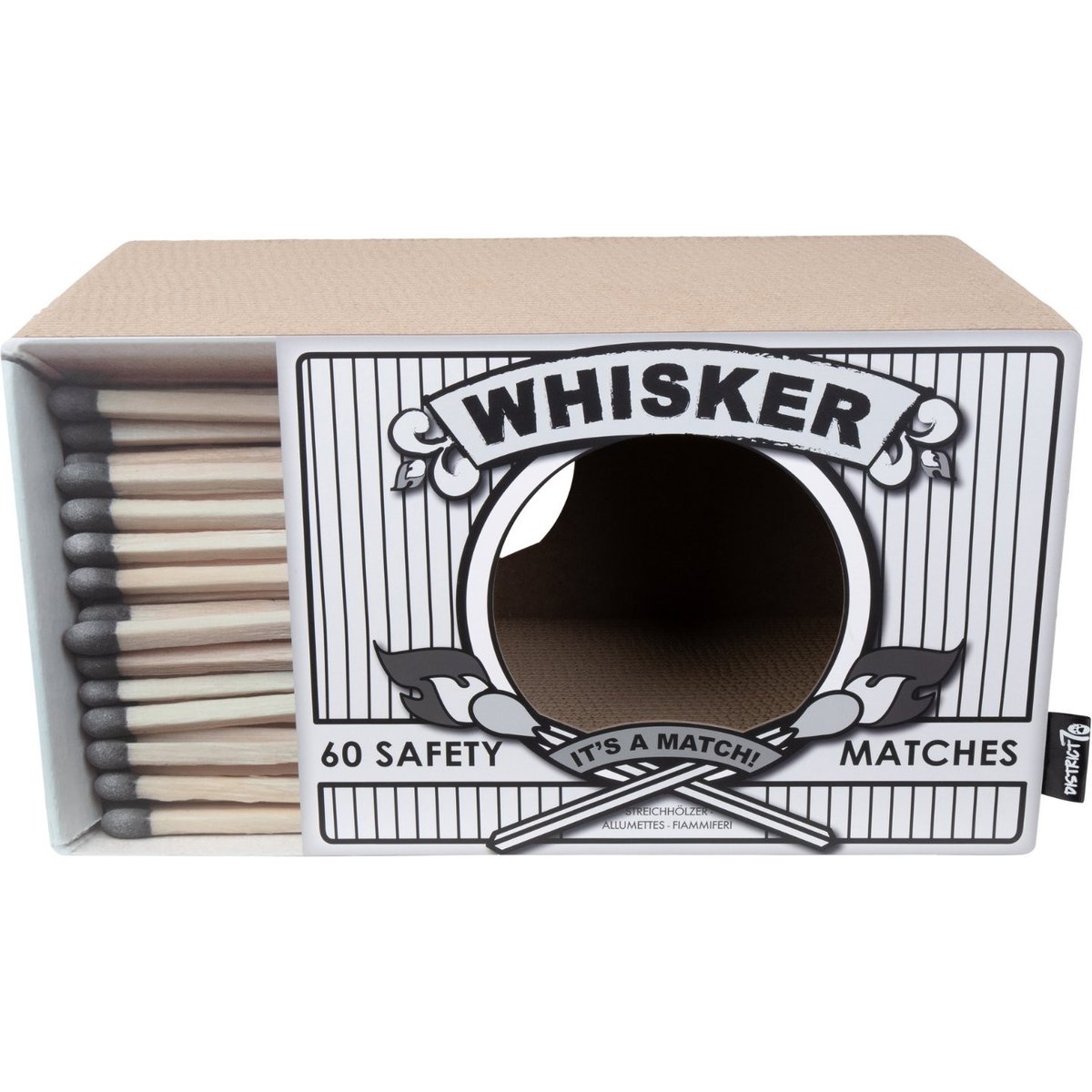 District 70 WHISKER Cardboard Cat Scratcher, White