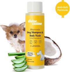 Divine Canine Anti-Itch Heavenly Coconut, Aloe & Vitamin E Dog Shampoo, 13.5-fl oz bottle