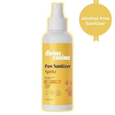 Show full view: Divine Canine Original Paw Sanitizer Spritz, Anti-Bacterial & Anti-Fungal Alcohol-Free Dog Paw Cleaner, 5.1-fl oz bottle slide 1 of 9