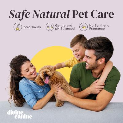Show full view: Divine Canine Original Paw Sanitizer Spritz, Anti-Bacterial & Anti-Fungal Alcohol-Free Dog Paw Cleaner, 5.1-fl oz bottle slide 6 of 9