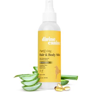 Divine Canine Purifying Hair & Body Mist, Alcohol-Free Cleansing & Detoxifying Dog Spray, 5.1-fl oz bottle