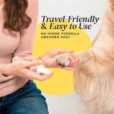 Show full view: Divine Canine Rosewater-Infused Paw Sanitizer Spritz, Anti-Bacterial & Anti-Fungal Alchohol-Free Dog Paw Cleaner, 5.1-fl oz spray slide 5 of 9