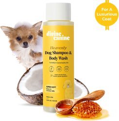 Divine Canine Super Soft Heavenly Honey & Coconut Milk Dog Shampoo, 13.5-fl oz bottle