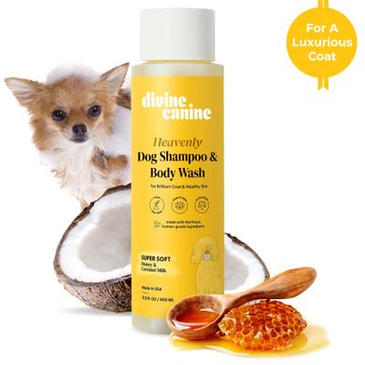 Show full view: Divine Canine Super Soft Heavenly Honey & Coconut Milk Dog Shampoo, 13.5-fl oz bottle slide 1 of 10