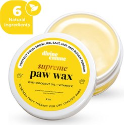 Divine Canine Supreme Paw Wax with Coconut Oil & Vitamin E Dog Paw Cream, 2-oz balm