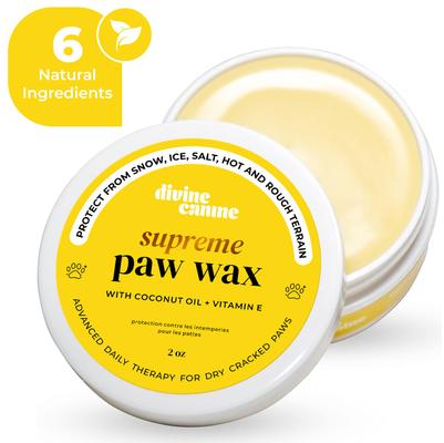 Show full view: Divine Canine Supreme Paw Wax with Coconut Oil & Vitamin E Dog Paw Cream, 2-oz balm slide 1 of 8