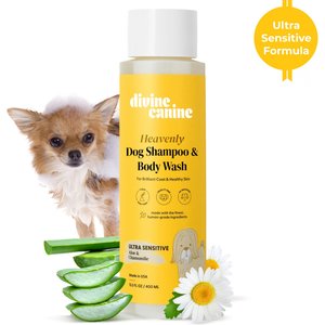 Divine Canine Ultra Sensitive Heavenly Aloe & Chamomile Dog Shampoo, 13.5-fl oz bottle