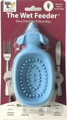 Doc & Phoebe's Cat Co. The Wet Feeder Cat Slow Feeder, Blue slide 2 of 8