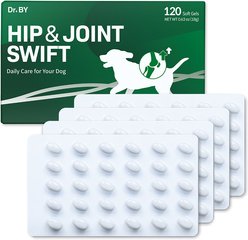 Doctor By Hip & Joint Swift Advanced Joint & Cartilage Softgel Supplement for Dogs, 120 count