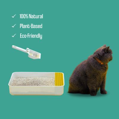 Show full view: Dofu Cat Unscented Cereal Clumping Tofu Cat Litter, 5.5-lb bag slide 9 of 10