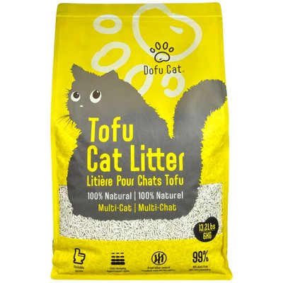 Dofu Cat Dofu Cat Unscented Clumping Tofu Multi-Cat Litter, 13.2-lb bag
